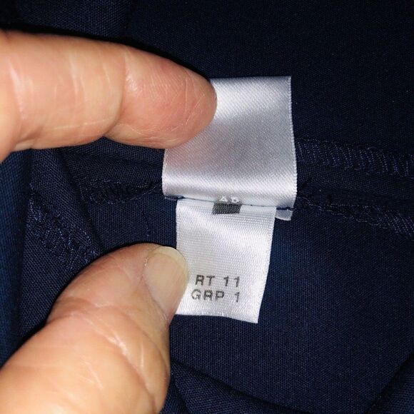 St. John Yellow Label Navy Women’s Pants Stretch Straight Leg Size 10 - Picture 6 of 13